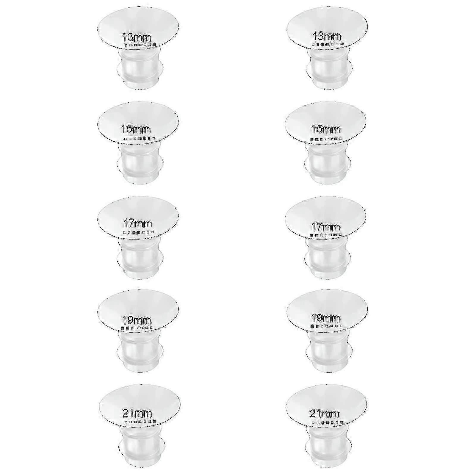 Inserts de bride 10PC pour tire-lait portable momcozy S12 Pro/S9 Pro/S12/S9 17mm