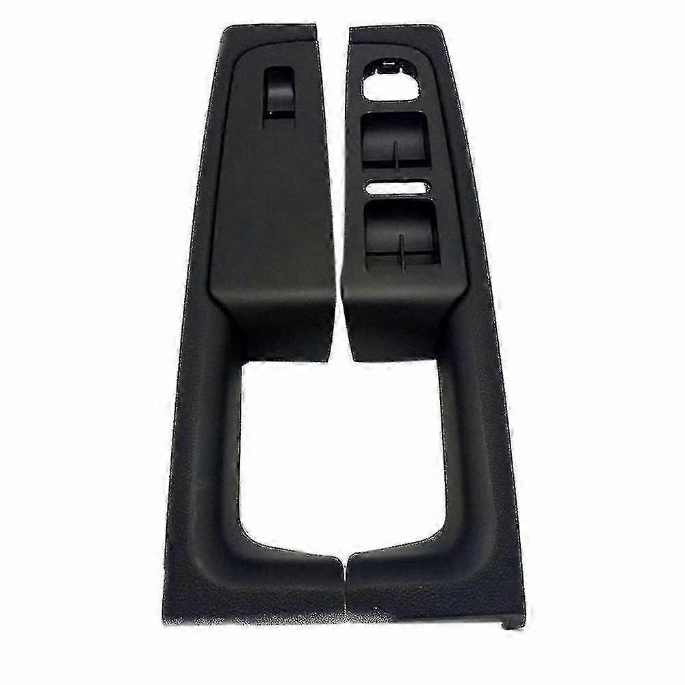 Black Door Handle and Armrest Frame for Left and Right Sides - Replacement Trim Component
