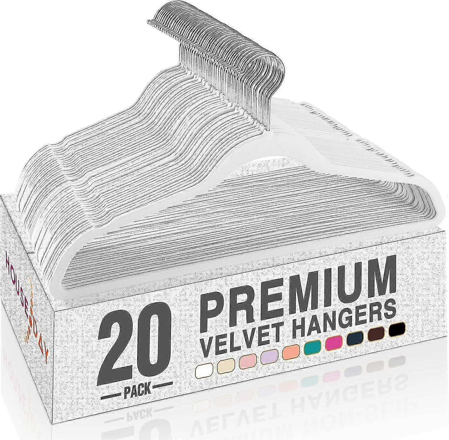 Velvet hanger, 17.5x0.24x9.06 inches, non-slip and 360-degree rotatable