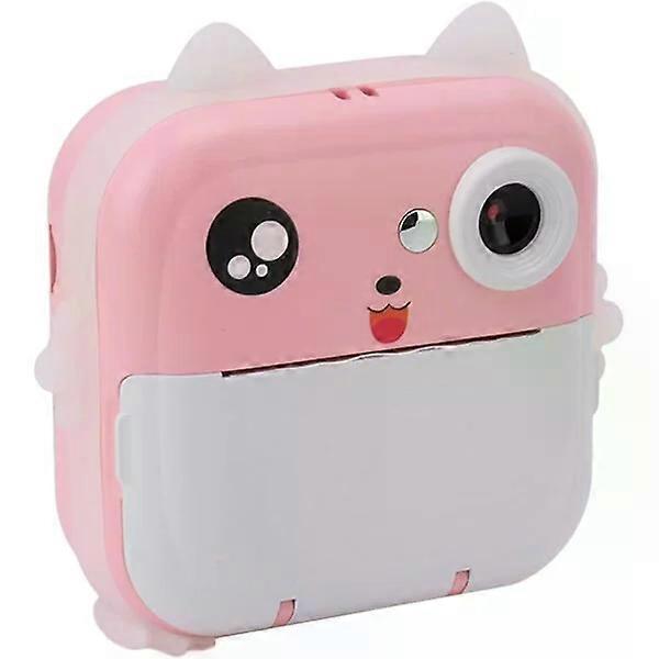 Portable kids' camera with built-in battery for direct printing to capture childhood moments