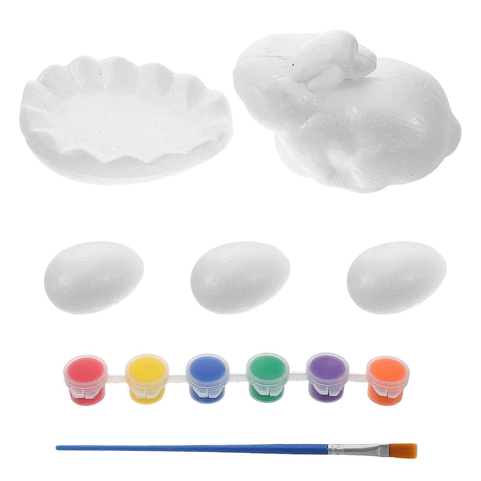 Foam Easter Rabbit Decor Kit Ideal For Family Fun And Holiday Celebrations 1 Set Crafting Ornaments