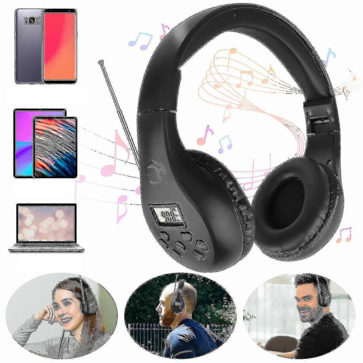 Fm Radio Headphones Headset