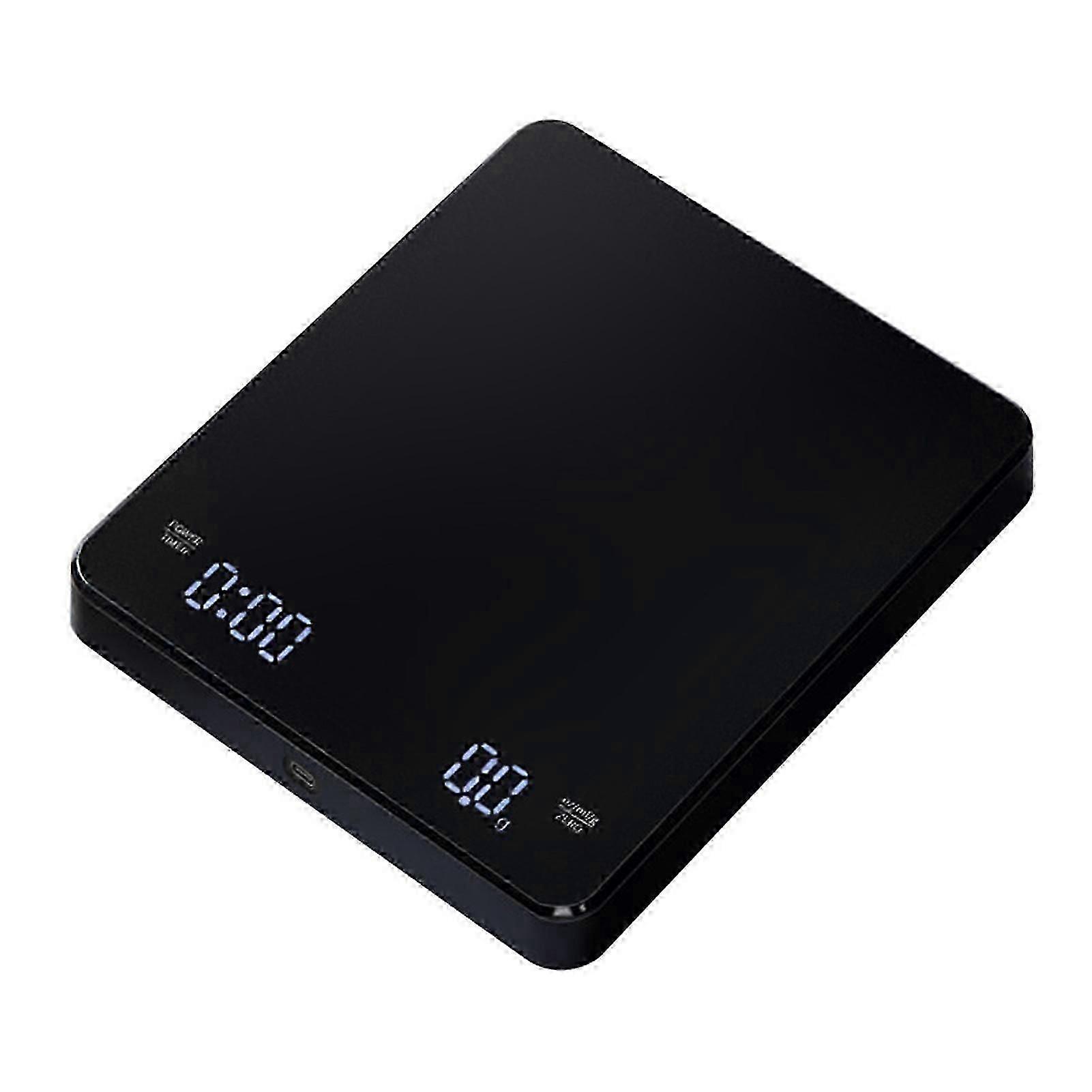 LED Display Electronic Scale for Coffee Rechargeable Reusable Measuring Scale for Spices Tea Beans