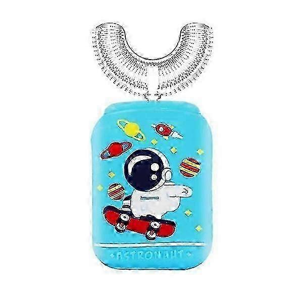 Electric U-Shape Astronaut Kids Toothbrush with Wireless Charging