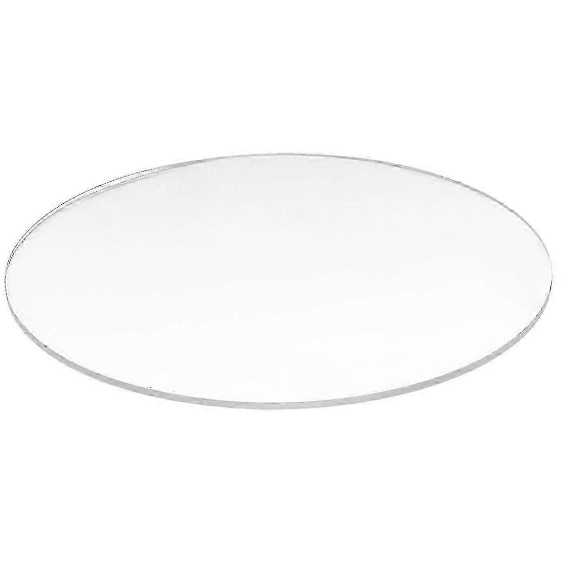 Transparent 3mm thick Mirror Acrylic round Disc Dimetro:60mm