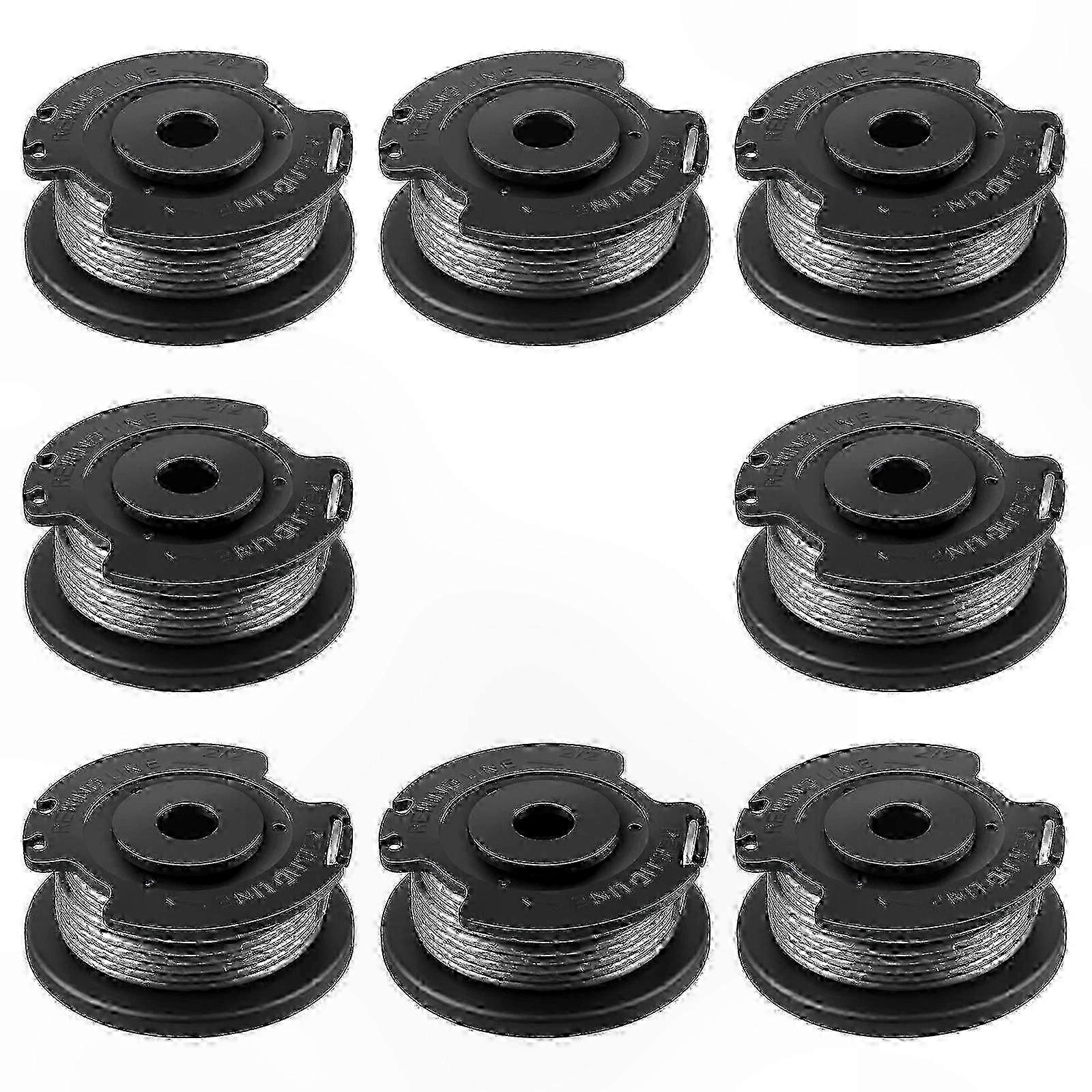 8-Pack Trimmer Line Spool for EasyGrassCut 23 26 18 18-230 Grass Trimmer-Compatible Replacement 0903