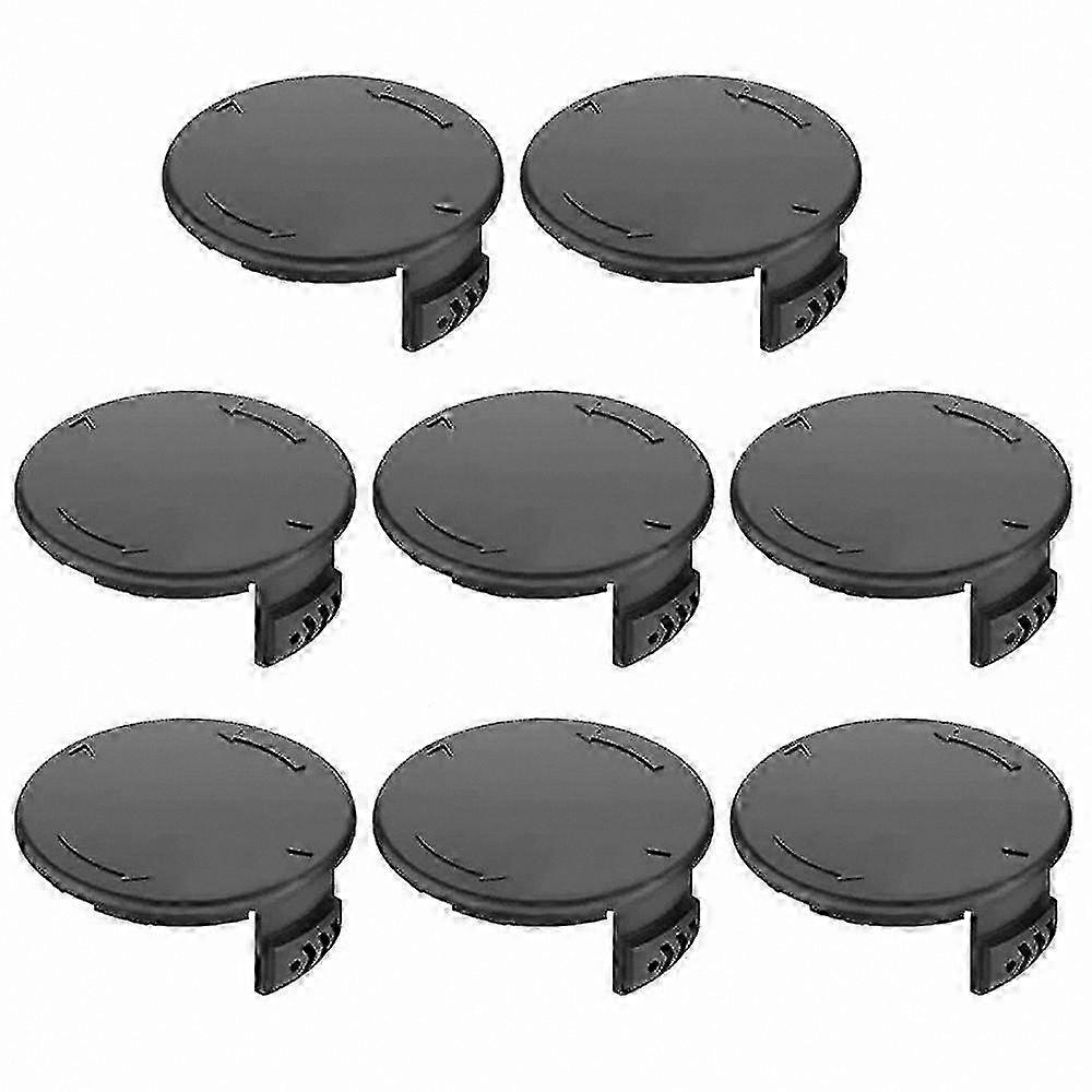 6-Pack Spool Caps for Lawn Trimmer Replacement Parts, Compatible with Multiple Models