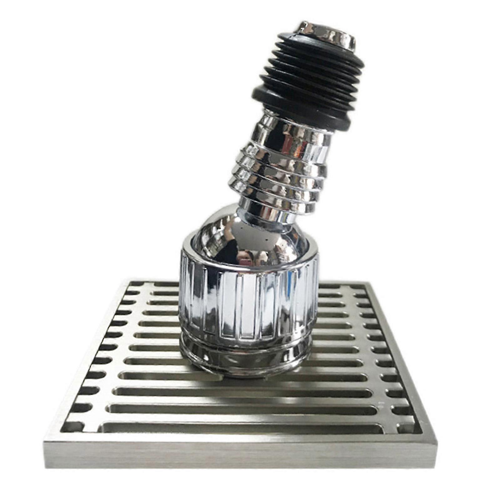 Washing machine floor drain joint for anti-overflow and odor prevention