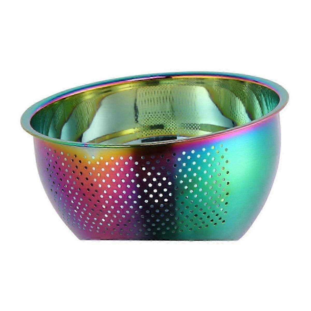 Rice Washing Bowl Stainless Steel Versatile 3-In-1 Colander and Kitchen Strainer with Side Drainers for Rice Vegetables 2025