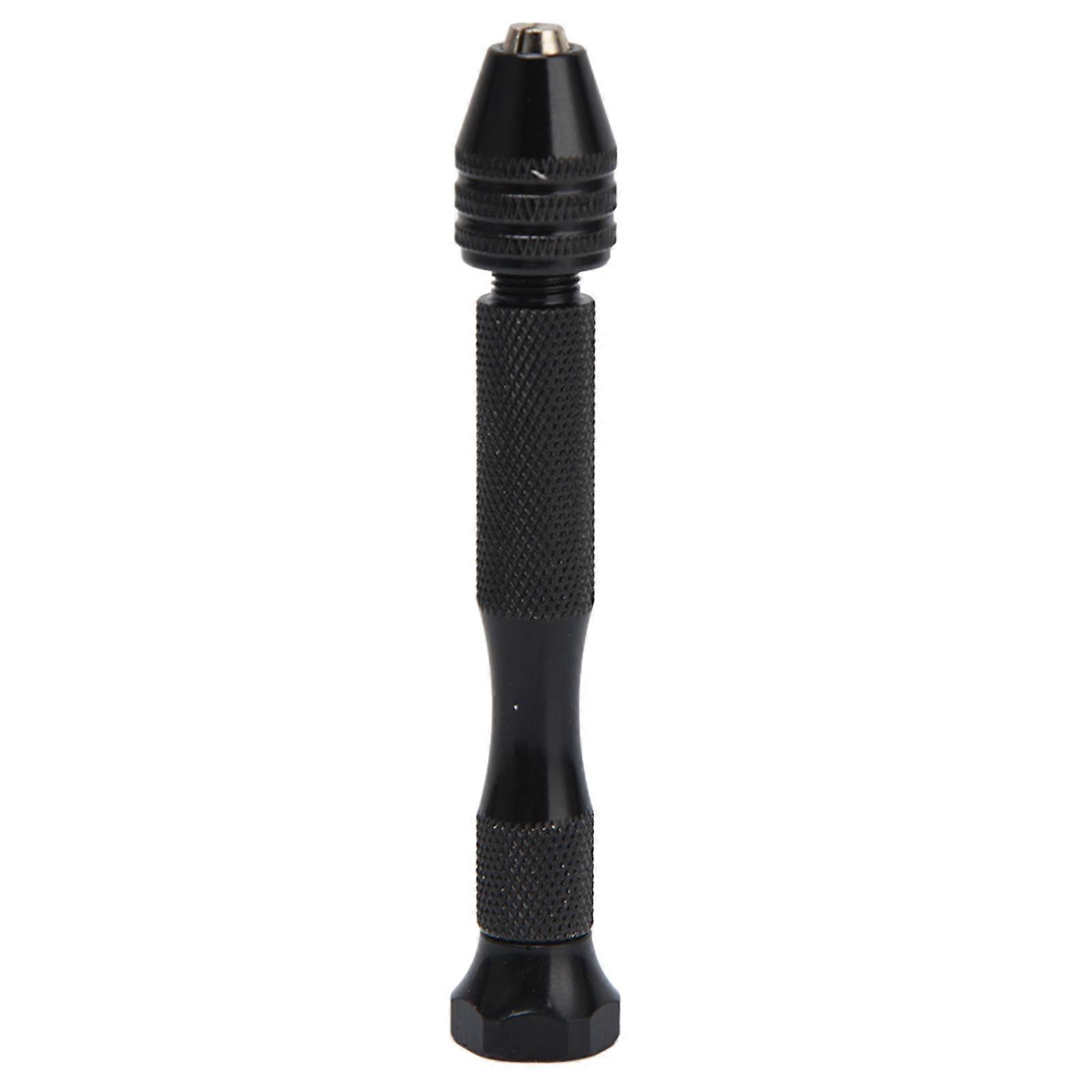 Pin Vise Tool Hand Drill Mini Hand Twist Drill Model Punching 0.33.4mm Clamping Range Black