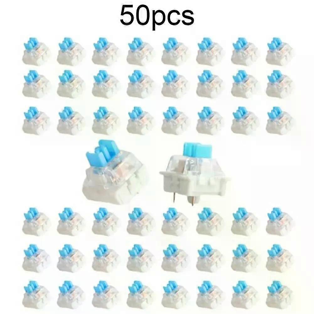 50PCS Keyboard Switch Keyboard Clicker Key Replacement 3 Pin Tactile Switch For Electrical Equipment Tool