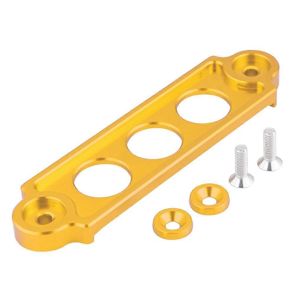 Car Racing Battery Tie Down Hold Bracket Lock Anodized for HONDA CIVIC / CRX 1988-2000 (Golden)