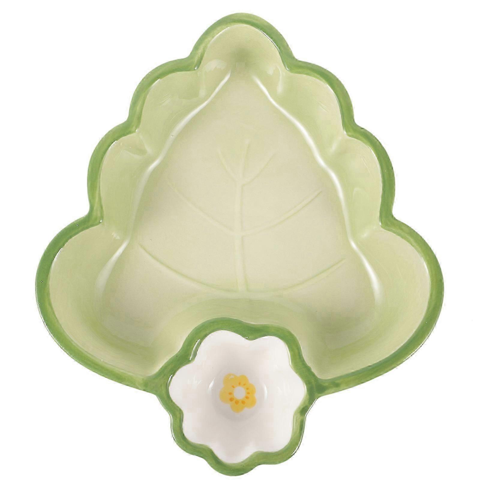 Divided Snack Plate for Family Gatherings, Easy-Clean Design with Moderate Capacity for Appetisers and Nibbles