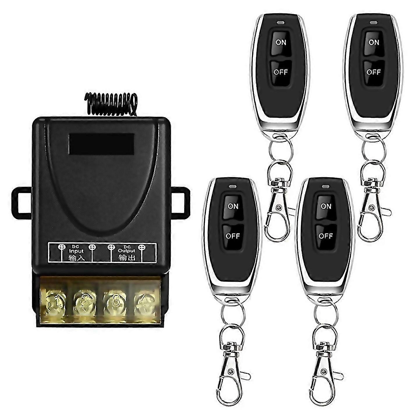 Remote Control Rf Switch 220v 30a Relay Receiver Transmitter Set