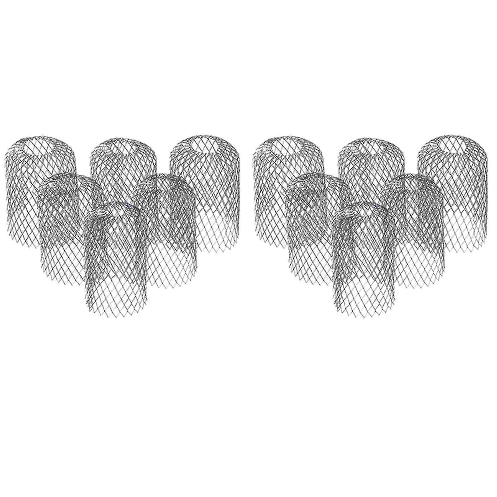 12 Pack Gutter Guard 3 Inch Expandable Aluminium Filter Strainer Gutter Downspout Guard for Stopping