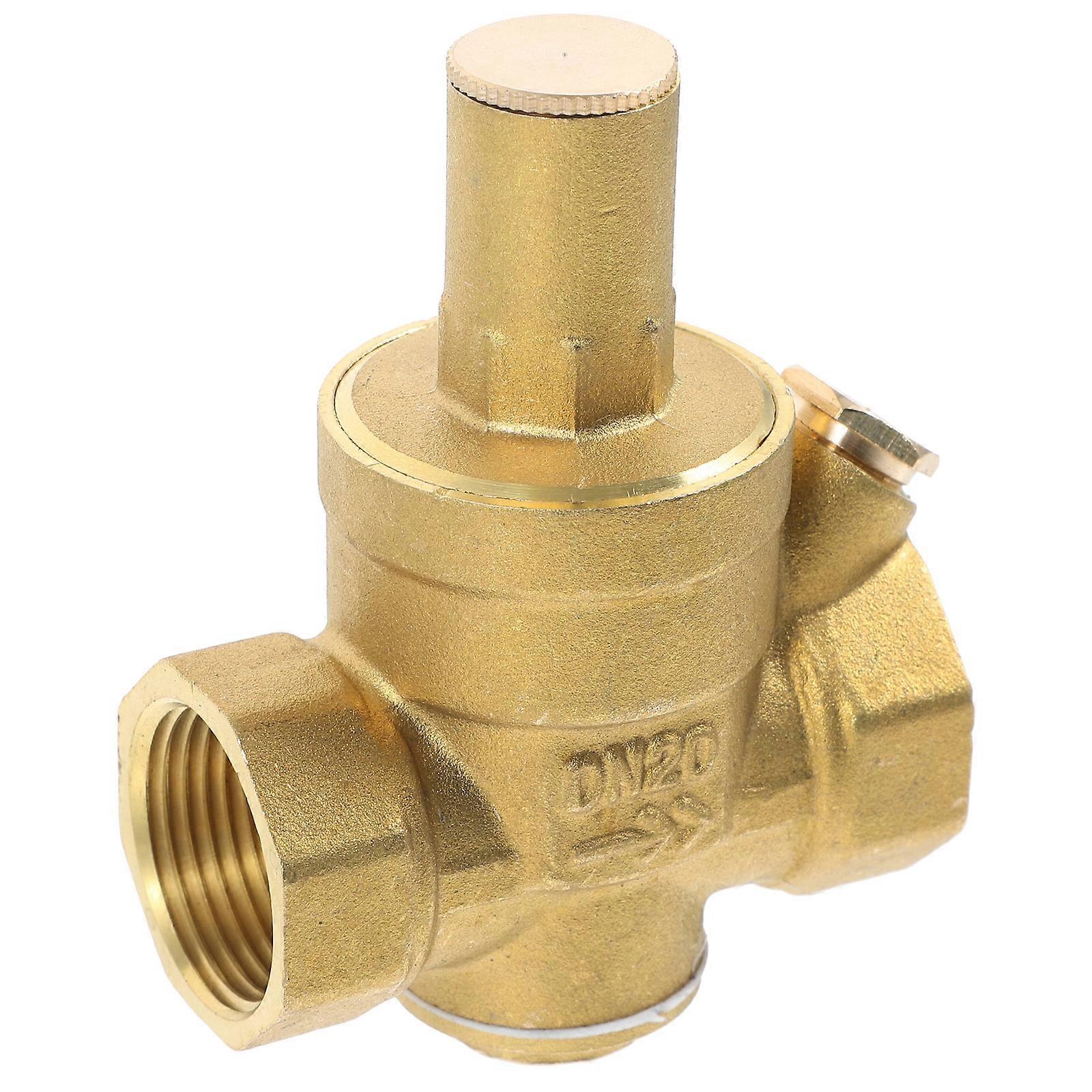 Water Pressure Regulator Adjustable Copper Pressure Reducing Valve 5Pcs