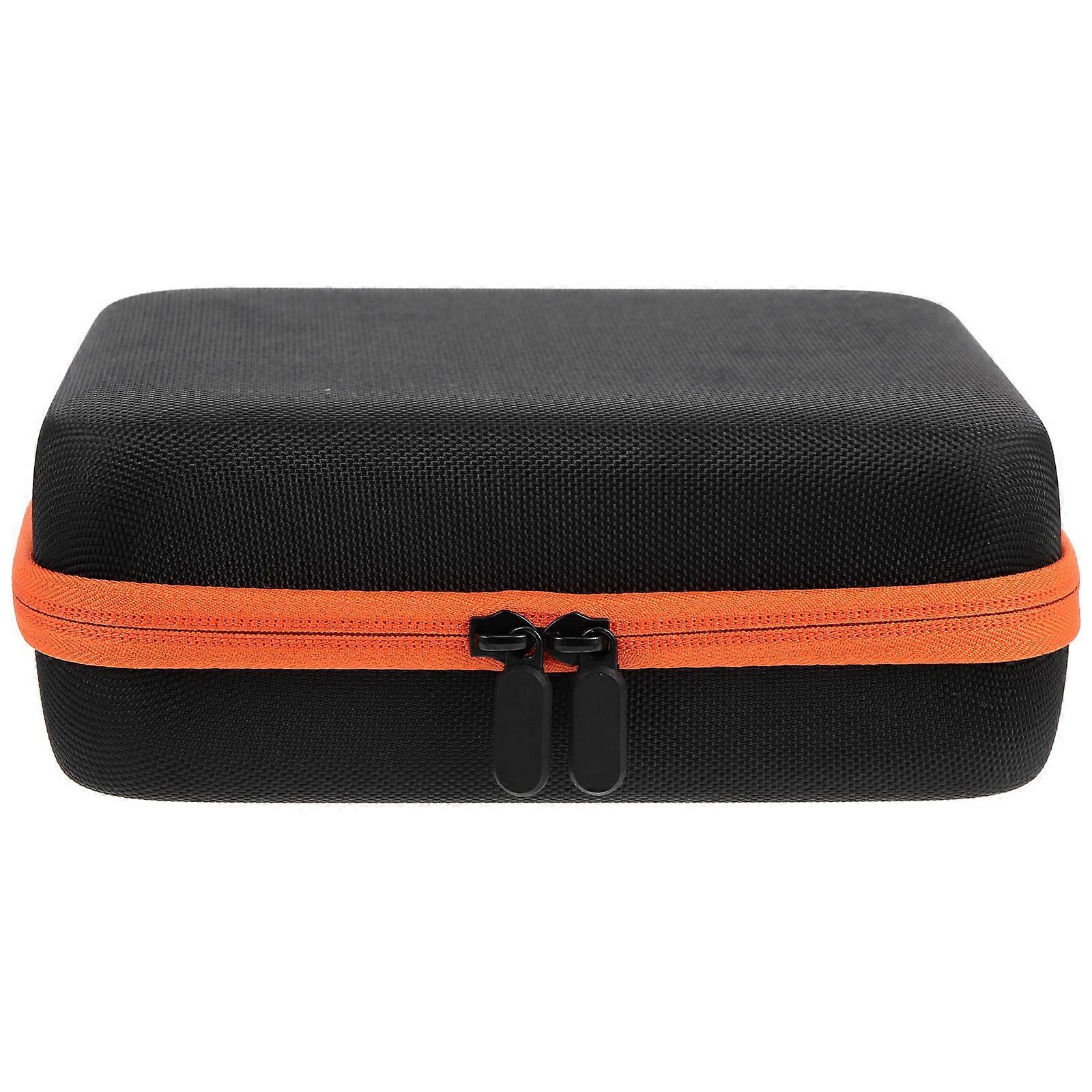 Case For Essential Oils Bottles Storage Compartment Design For Daily Use Orange 25X16cm Travel 1Set