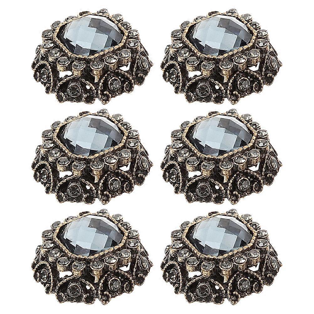 Rhinestone Buttons Metal Sewing Button for Clothes 30Pcs Supply