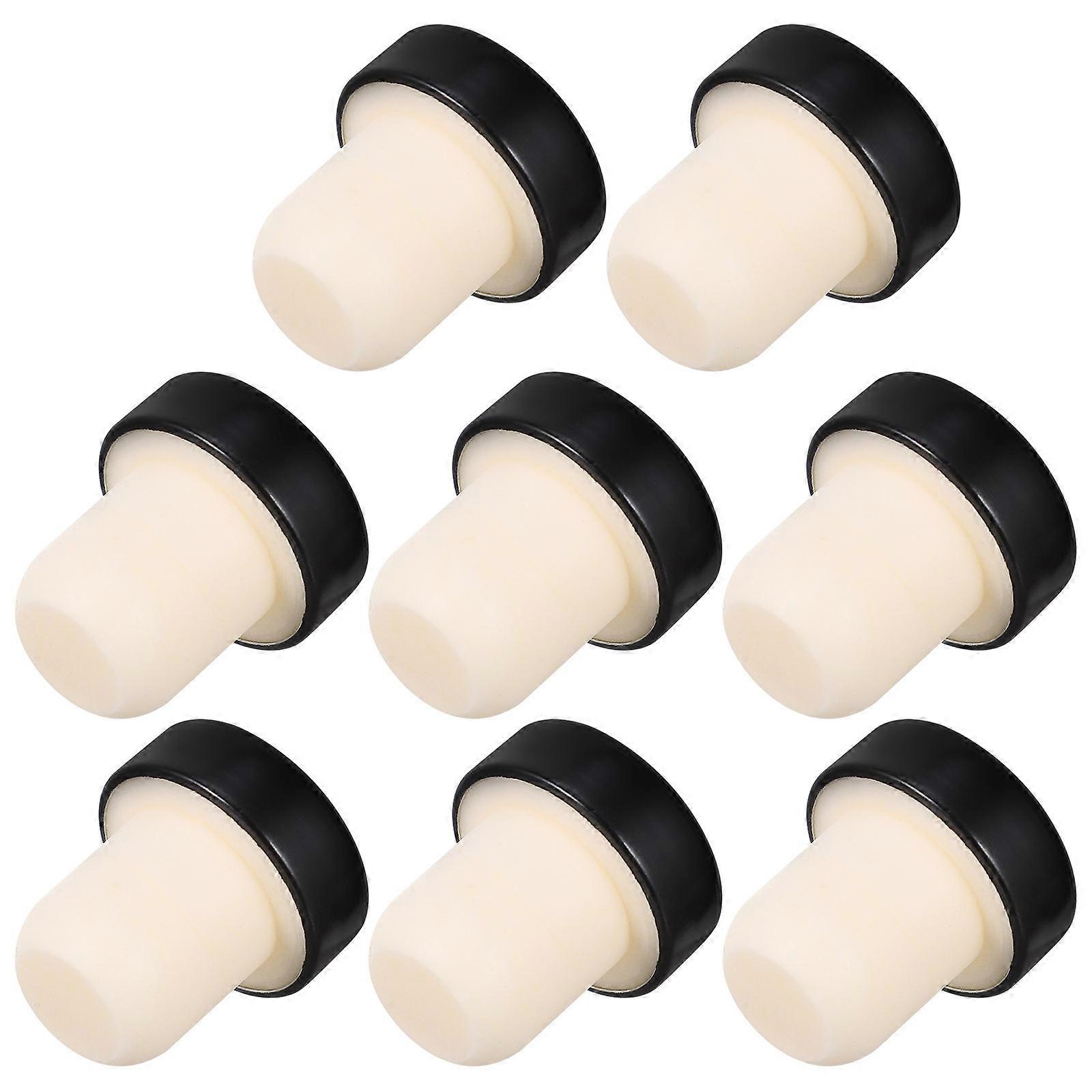 T-Shaped for Sealing 8Pcs Reusable Black Plugs