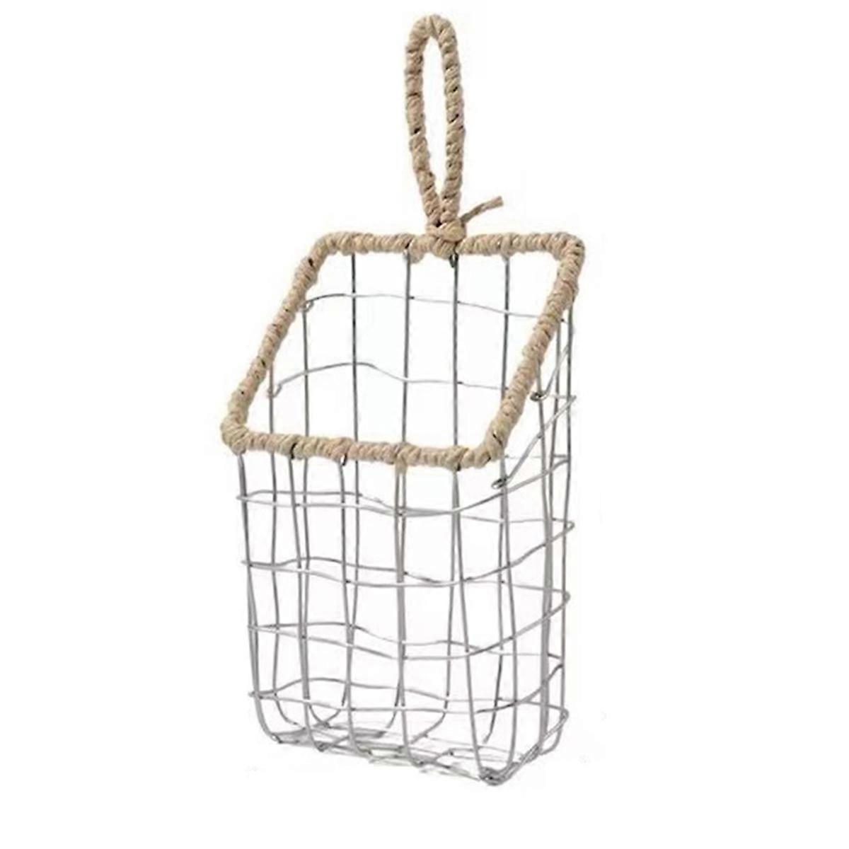 Wrought Iron Wall Hanging Type Wall Bookshelf Storage Rack A