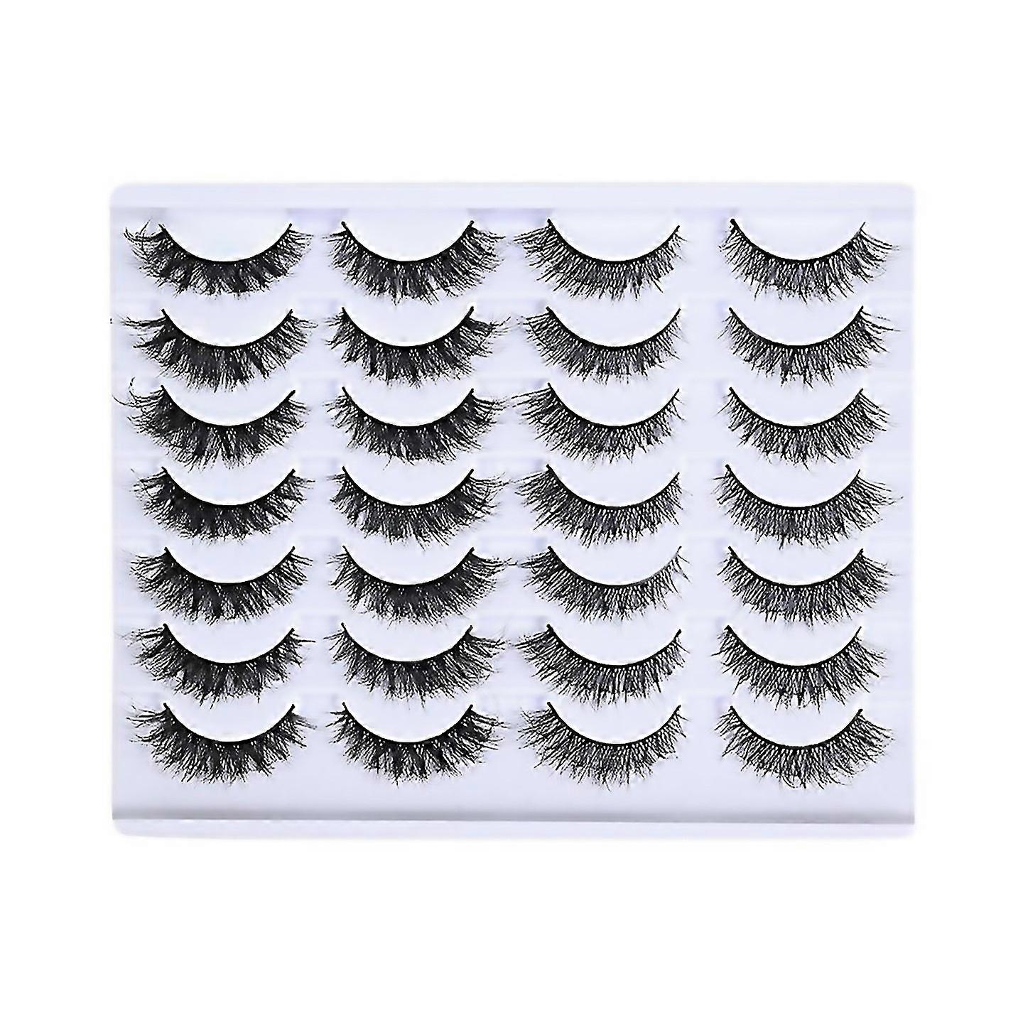 For Fq02 Eyelashes 3d Natural False Lashes