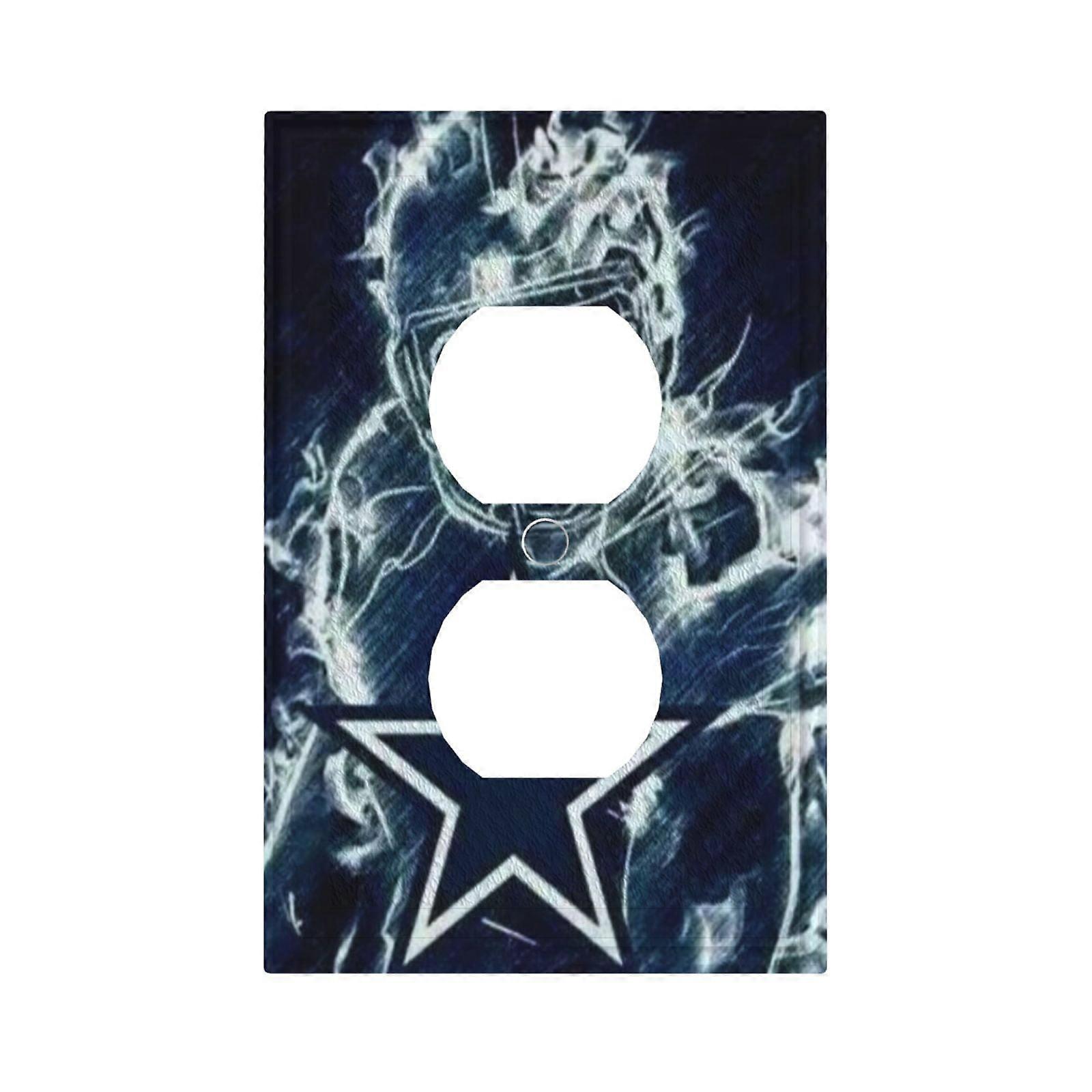 Cowboys Switching Lights Single Leather Roman Frame Switch Panel Wall Panel Single Double/Pull Light Switch