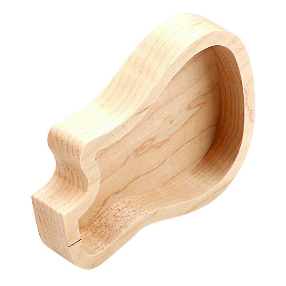 Guitar Pick Storage Box Wood Guitar Pick Case for Storage 5Pcs Pieces