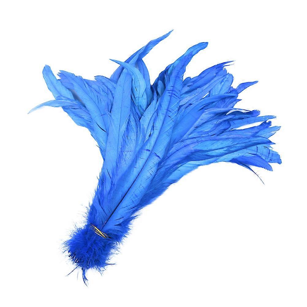 DIY Craft Material Rooster Tail Natural for Decorating 100Pcs