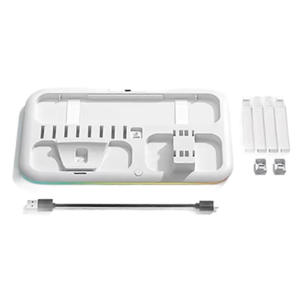 RGB Charging Docking Station for Pro for Controller Games Card Storage Rack Stand