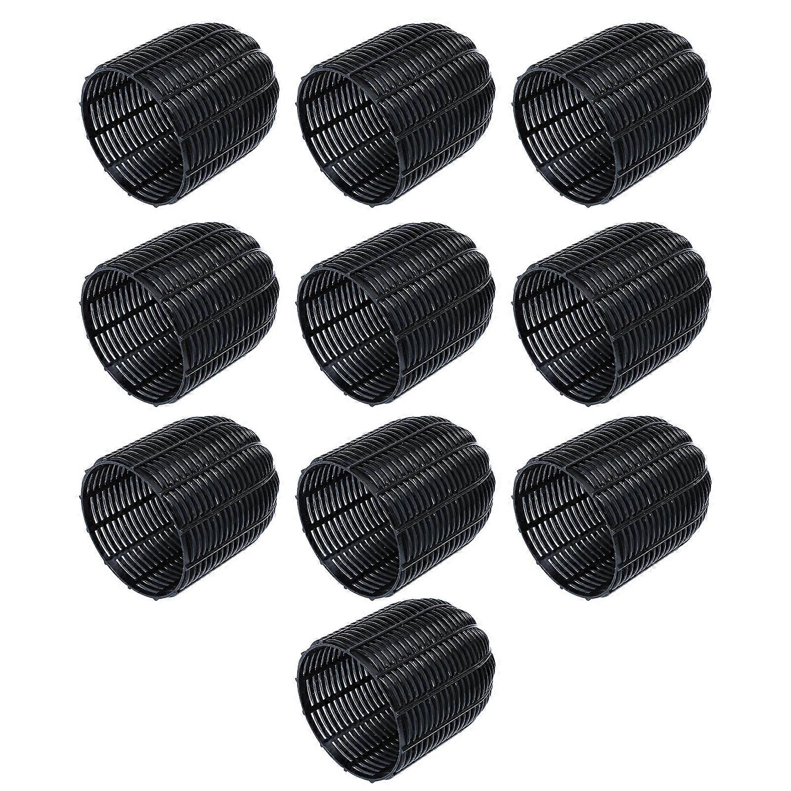 Simulation Rattan String Light Decorative Lampshade 20 Pcs Black Simple Design Housewarming Gift