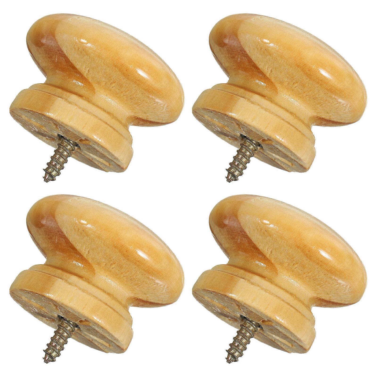 Furniture Handle Cabinet Upgrade Round Shape Accessory Ideal For DIY Enthusiasts 4X4CM Durability 12Pcs