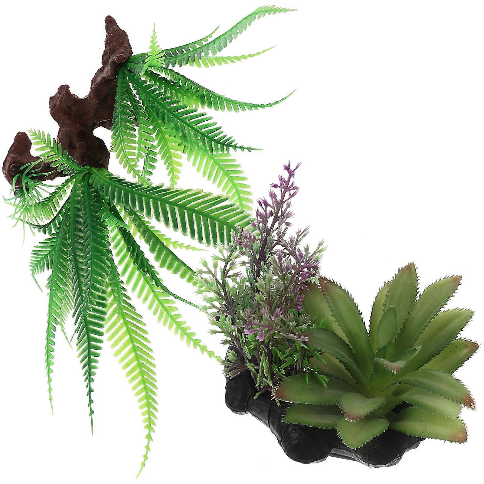 Realistic Design Aquarium Decorations For Fish Tank Underwater Environment Enhancement 6Pcs