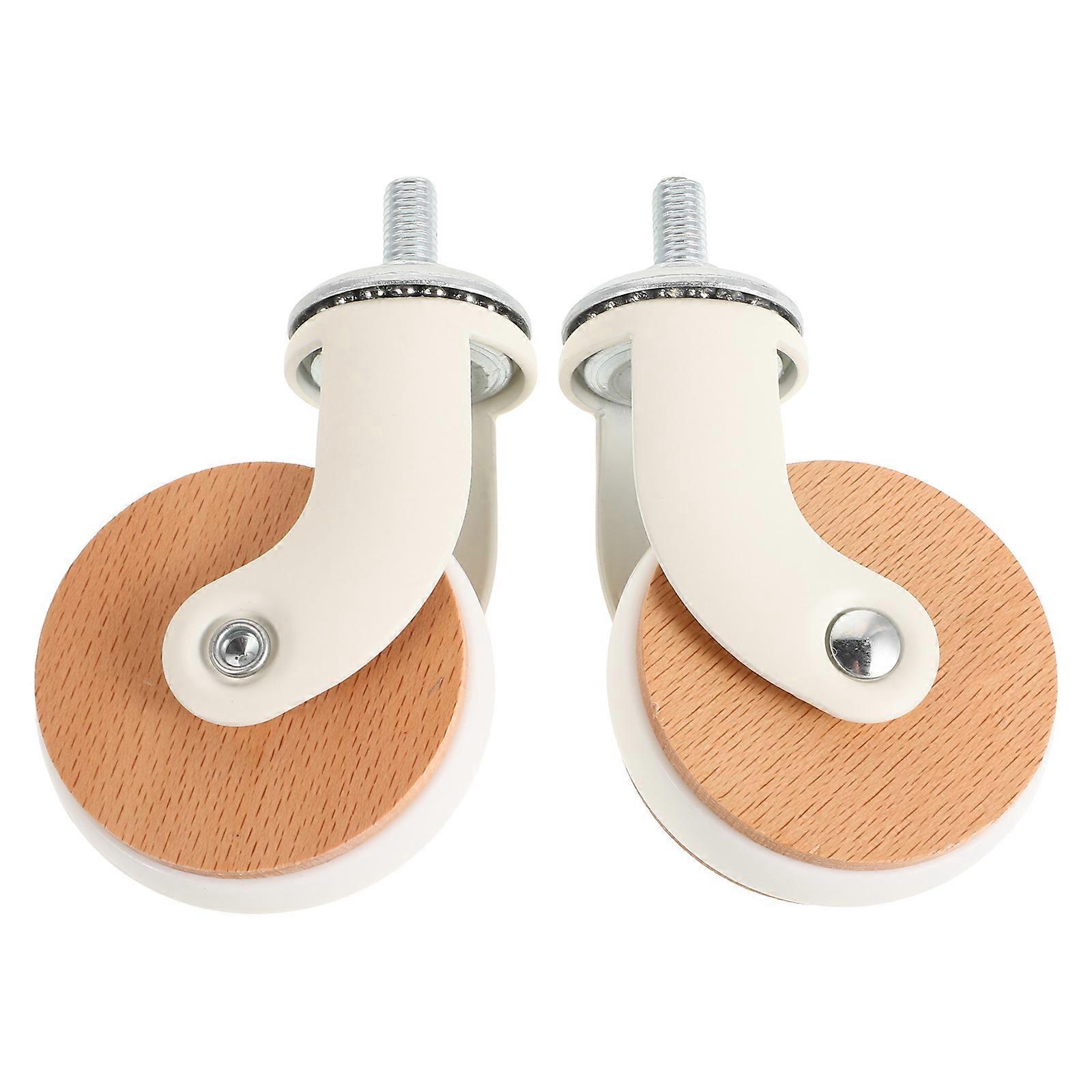 Multi-Use Caster Wheels Replacement 4 Pcs For Carts And Furniture Simple Style Easy Movement Robust Construction