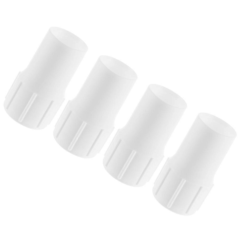 Swimming Pool Hose Adapter Pipe Joint for Draining Hose 4Pcs Set White Plastic