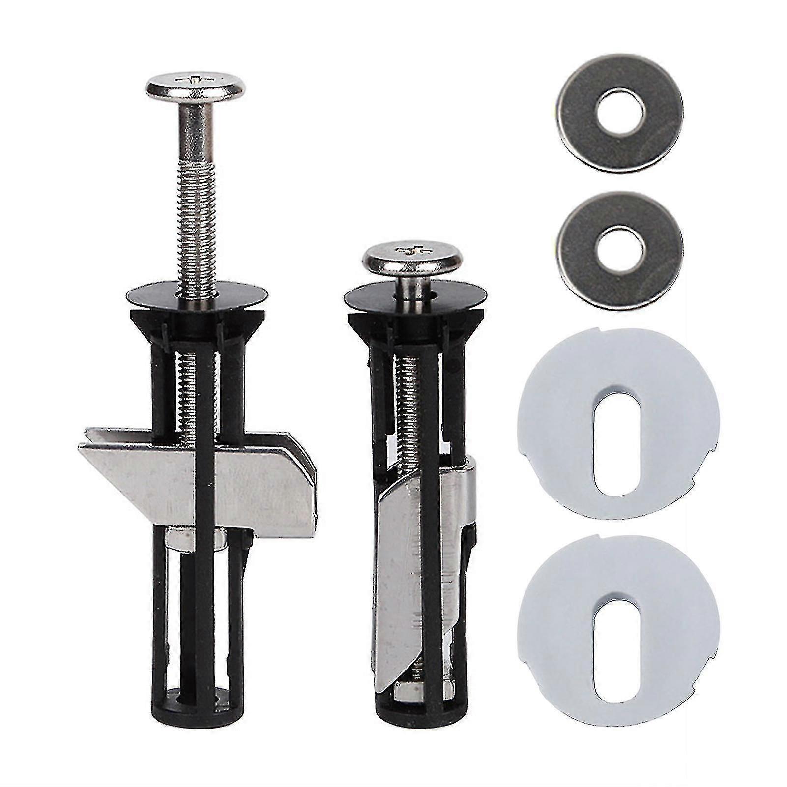 2er-Pack WC-Sitz-Scharnier WC-Halterung Soft-Close-Zubehör Deckel-Top-Fitting-Muttern