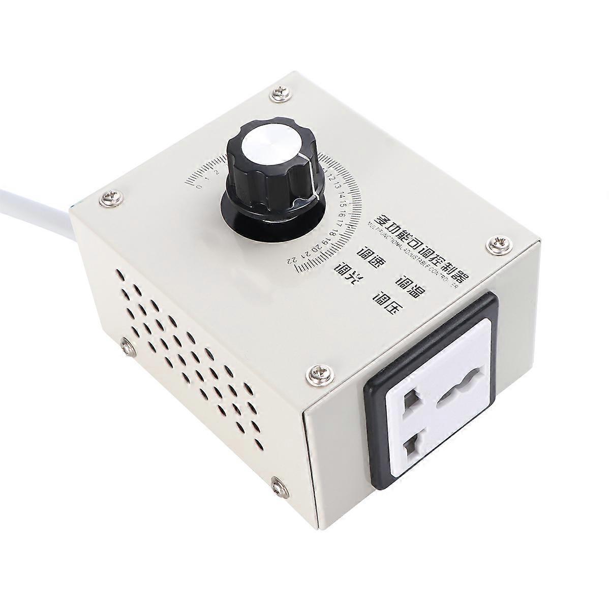 Power Control Regulators Temperature Motor Controller for Industrial Use Metal Rectangular 1Pack