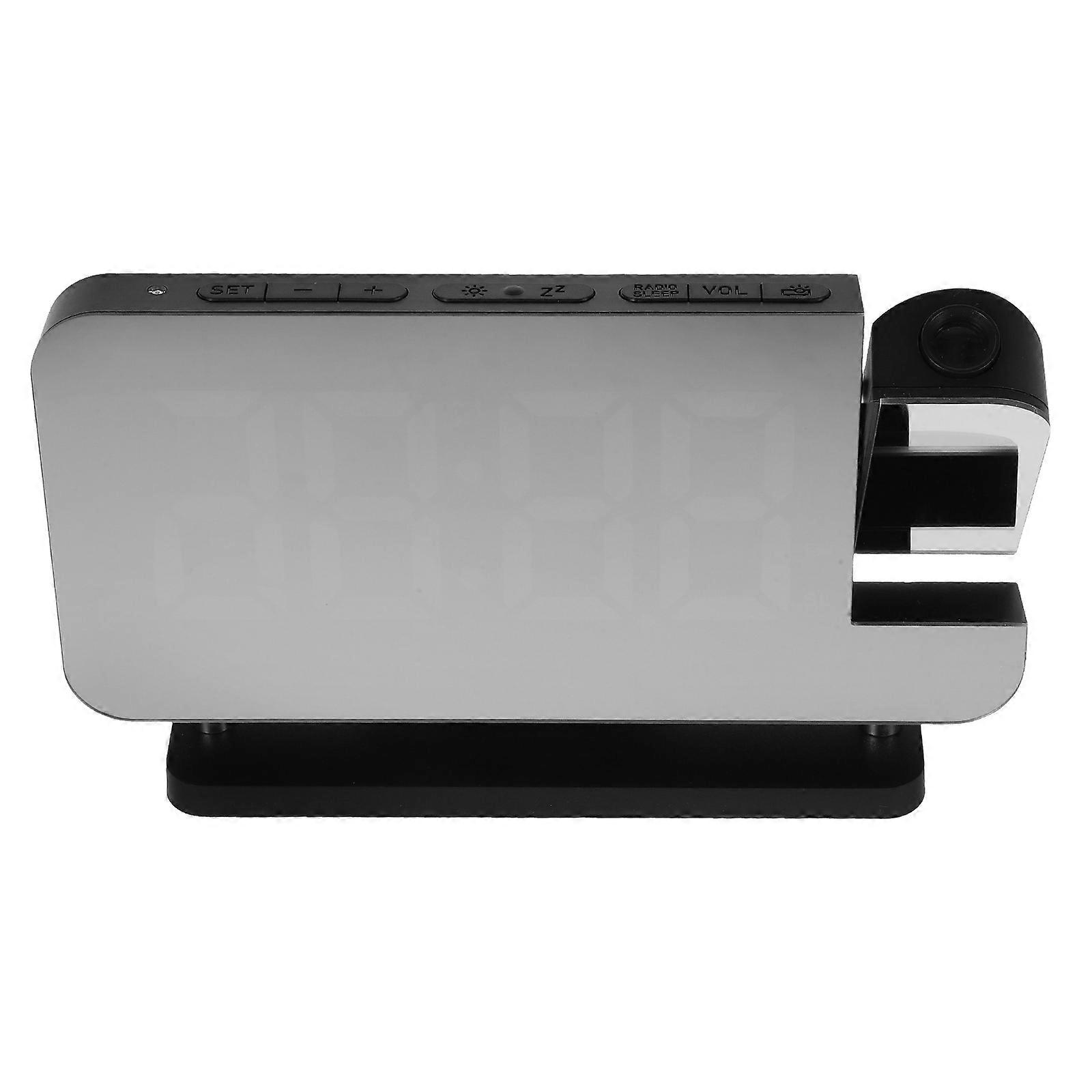 Alarm Setting Led Digital Clock Minimalist Design For Living Room Use Abs Material 1Set