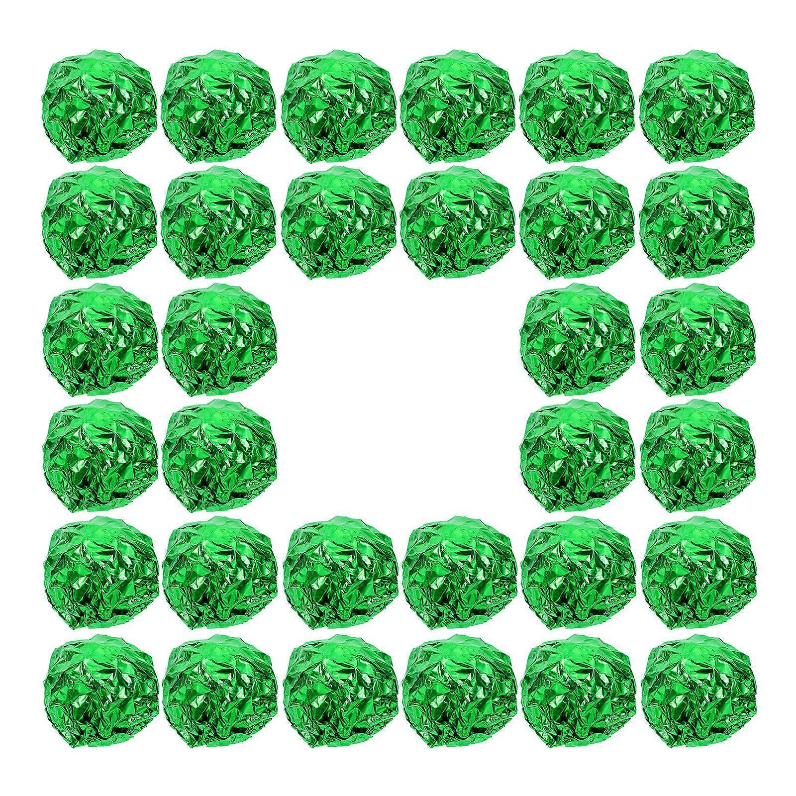 Green Aluminum Foil for Kitchen Use Candy Wrapper Food Packaging 600Pcs