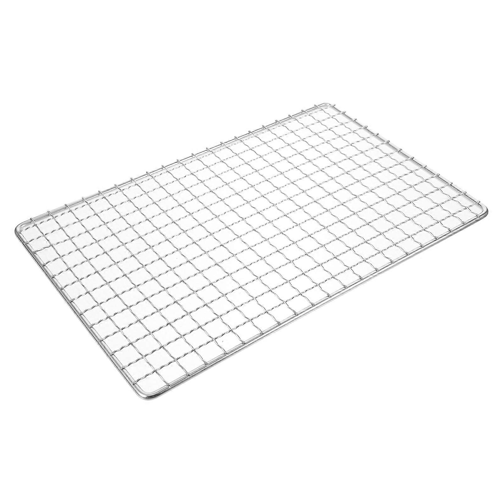 Silver Mutil-Function Barbecue Net for Camping 2 Piece Set