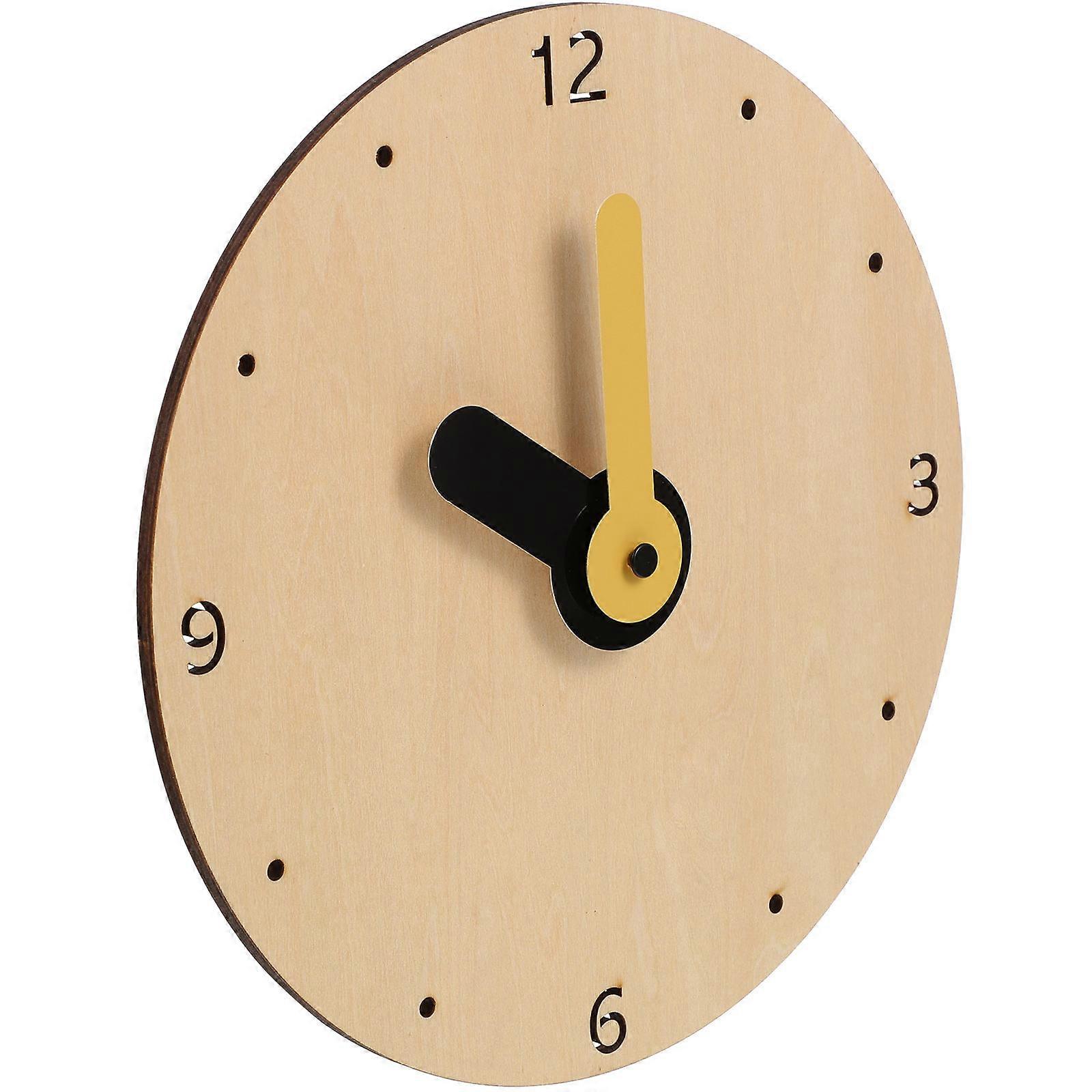 Mute Wall Clock Nordic Style Round Clock for Hanging 5Pcs Set