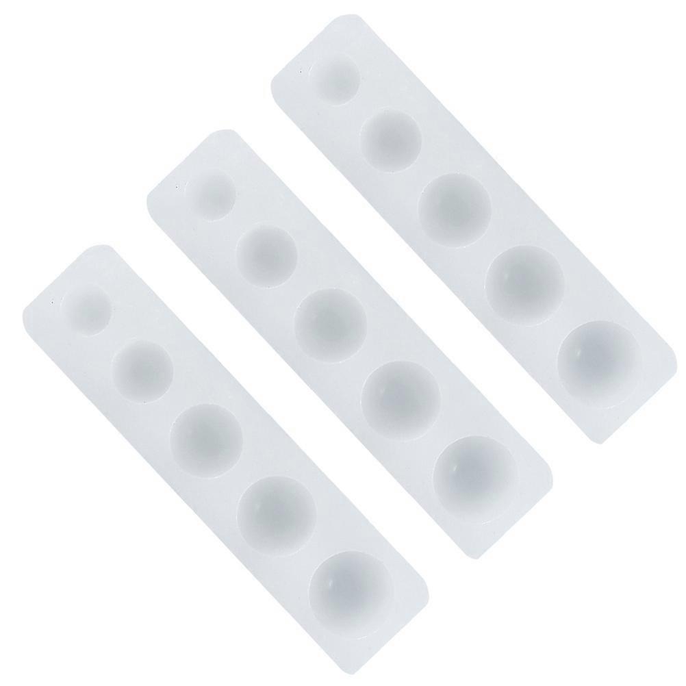 Cake Decorating Silicone Mold for Fondant 6Pcs Semi Sphere Set