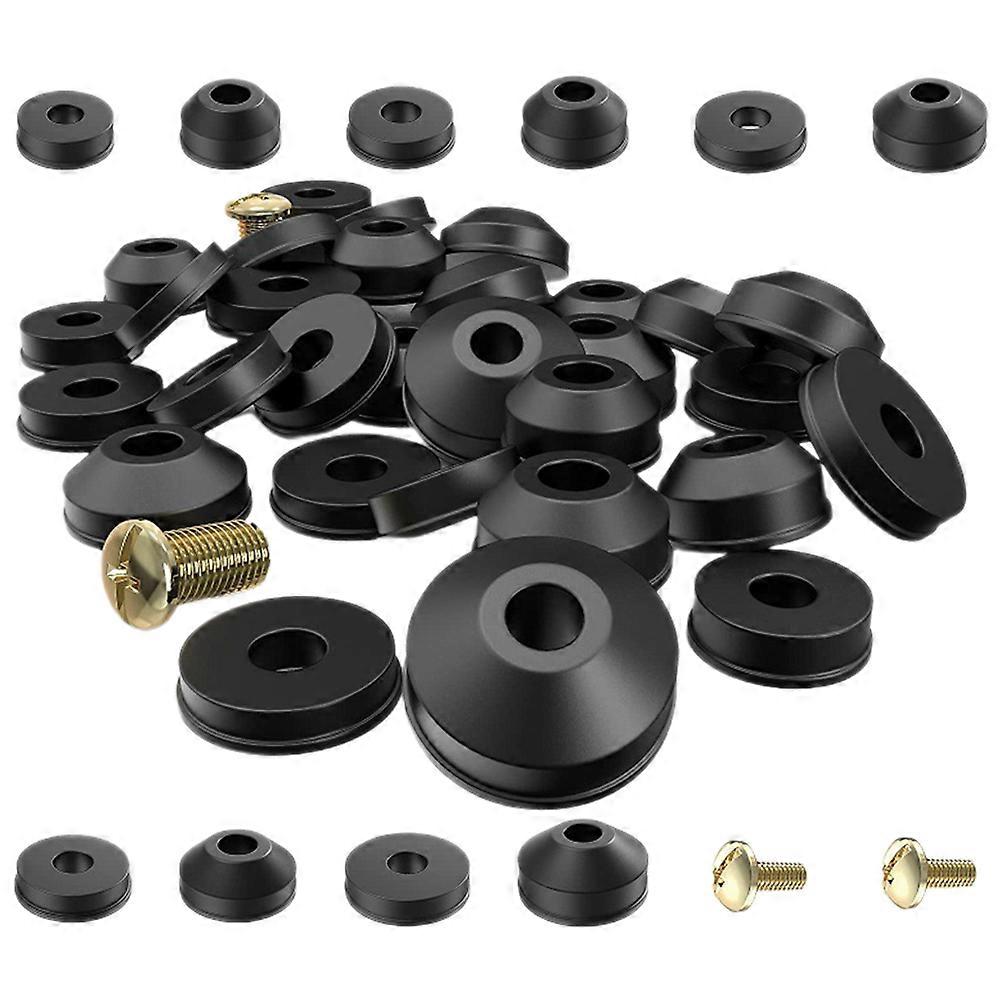 Faucet Washer Assortment 4 Sets Waterproof Sealing Tools For Plumbing Maintenance Simple Structure