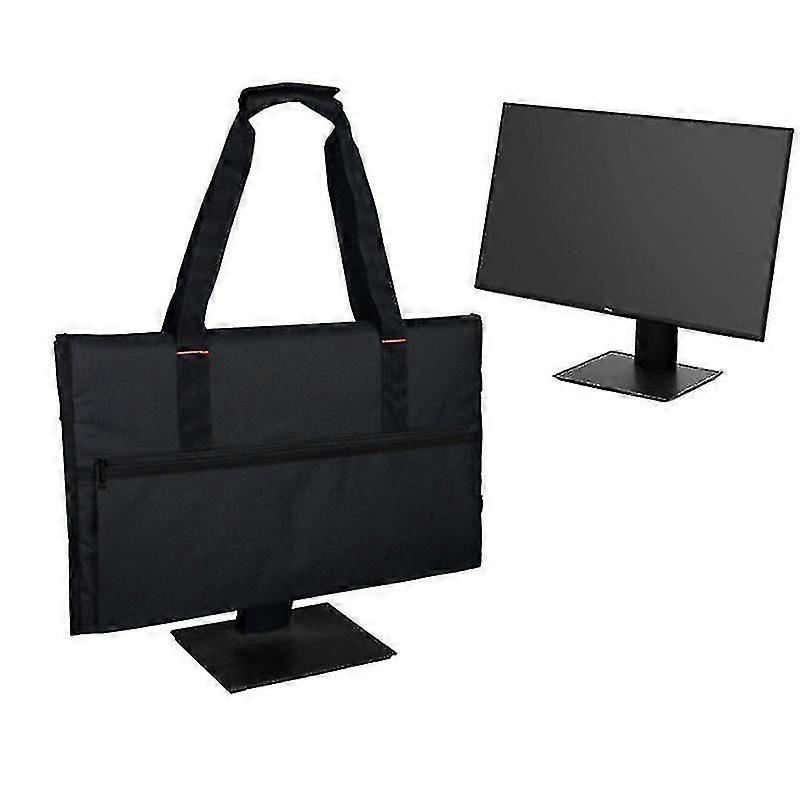 Travel Carrying Case For 21" Lcd Screens And Monitors, With Padded Velvet Lining, Protective Monitor Bag Compatible With 21 Monitor And Accesso
