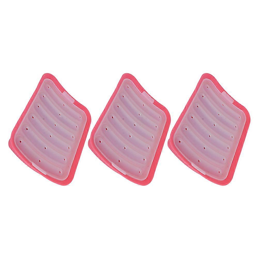 Silicone Hot Dog Sausage Molds for Baking with 6Pcs Reusable Set