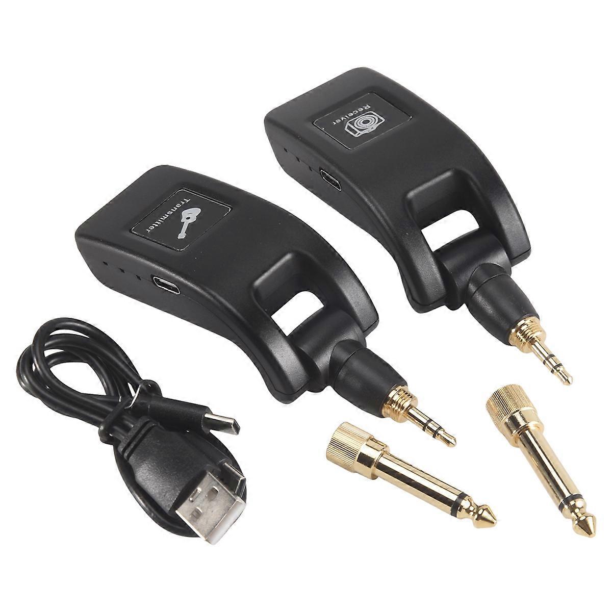 Guitar Wireless System Audio Transmitter Receiver USB Rechargeable Wireless System for Electric Guit