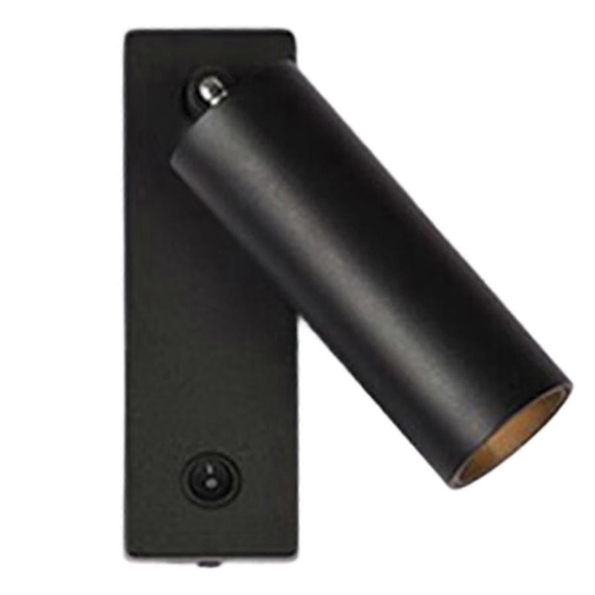 Eye Protection LED Reading Light Wall Lamp 360°Rotatable Black