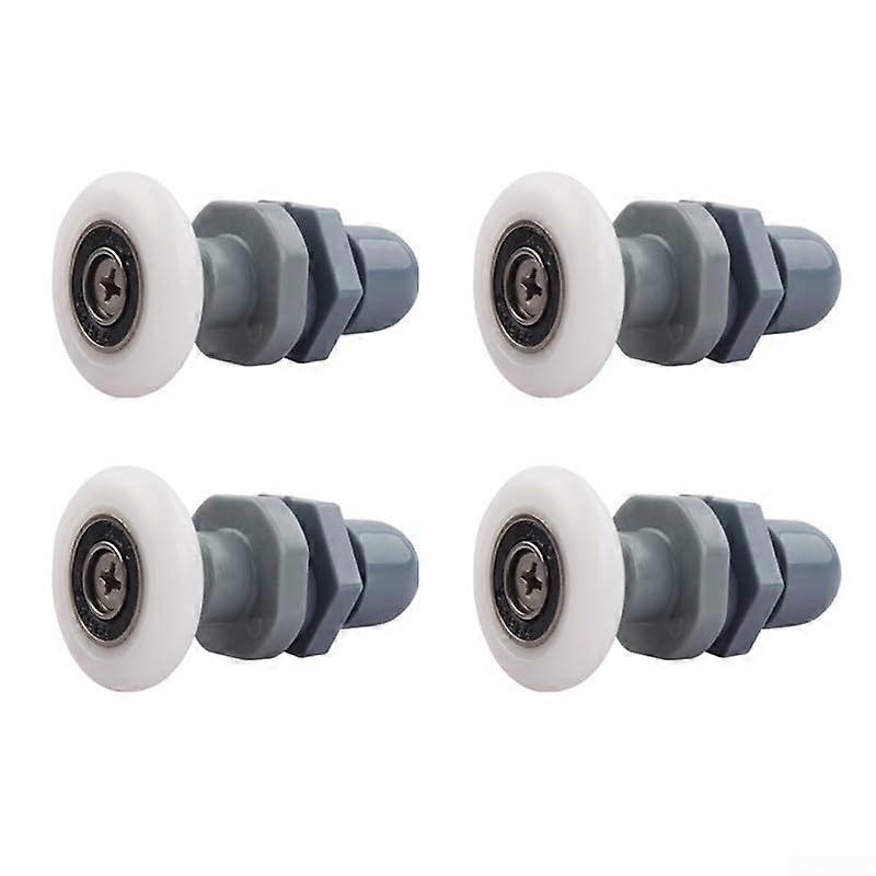 Shower Door Rollers 4Pcs Adjustable 1927mm Runners, Pulleys for Glass Enclosures, Steam Cabins, Smooth Quiet Operation