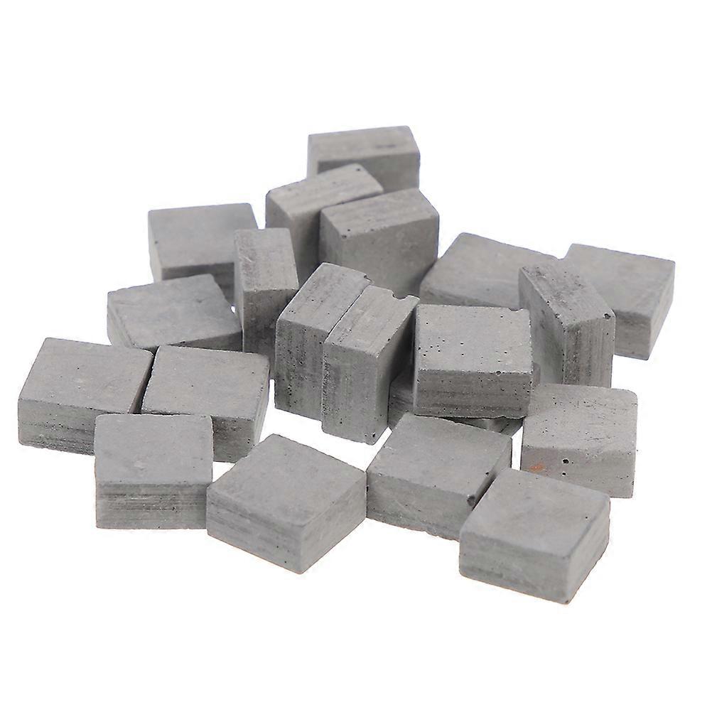 Miniature Bricks Grey for DIY Creativity 90Pcs Dollhouse Building Toys