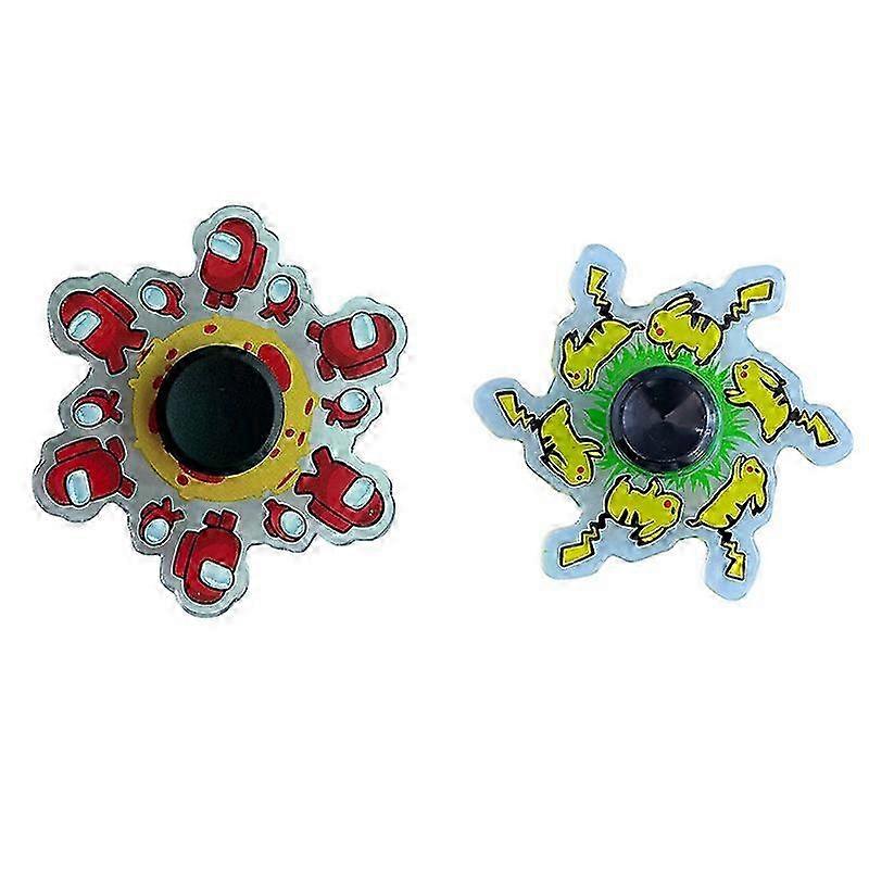 25-26 Amazing Custom Printed Acrylic 3D Running Fidget Spinner Dynamic Spinner Fingertip Decompression