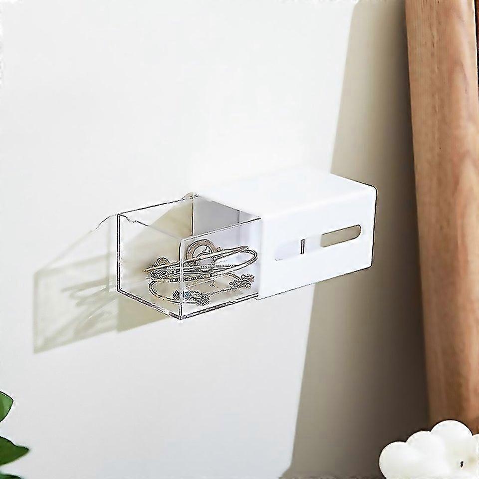 For Left And Right Pull Wall Hanging Drawer Box Transparent Storage Box